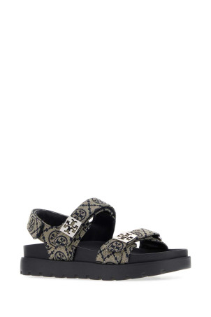 Embroidered cavas sandals Fuchsia TORY BURCH (184016)