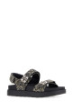 Embroidered cavas sandals Fuchsia TORY BURCH (184016)