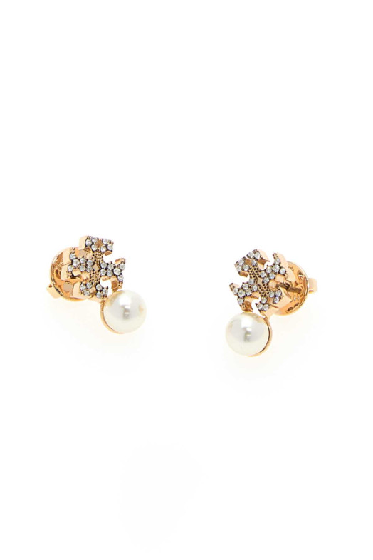 Gold metal Moondance earrings TORY BURCH (184422)