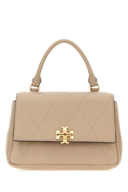 Cappuccino  leather mini Charlie handbag TORY BURCH (186032)