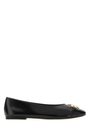 Black leather Charlie ballerinas Black TORY BURCH (187711)