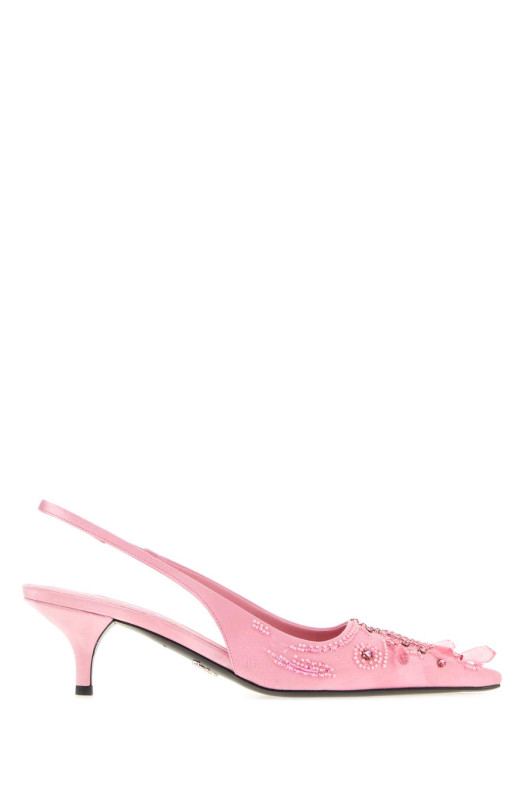 Pink satin pump PRADA (1I640OF0553F7I)