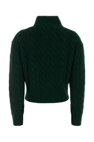 Свитер из шерстяной смеси бутылочно-зелёного цвета, серый, POLO RALPH LAUREN (211972130)