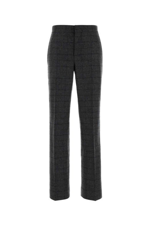 Embroidered wool pant MOSCHINO (262D03215427)