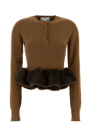 Biscuit wool blend sweater STELLA McCARTNEY (6K12773S2673)