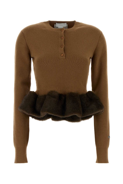 Biscuit wool blend sweater STELLA McCARTNEY (6K12773S2673)