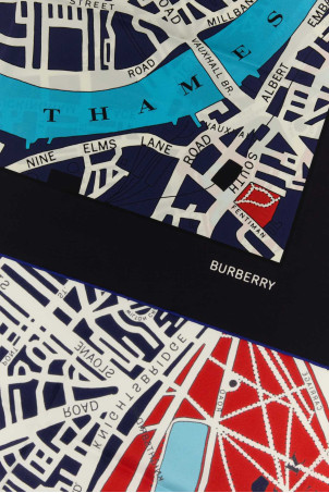 Printed twill foulard BURBERRY (8132087)
