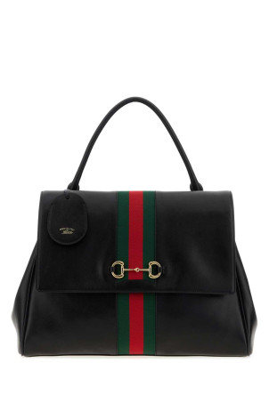 Black leather large Paparazzo handbag GUCCI (875019AAGIQ)