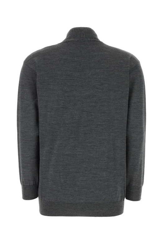 Dark grey wool oversize sweater VALENTINO GARAVANI (9B0KC77GAJH)