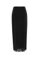 SKIRT | LACE | CREPE SATI Black VALENTINO GARAVANI (9B0RAFQ08M6)