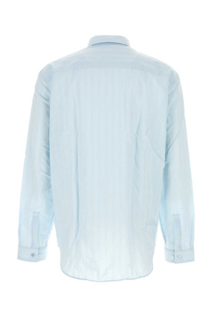 Light blue cupro blend shirt GUCCI (A003FSZAVME)