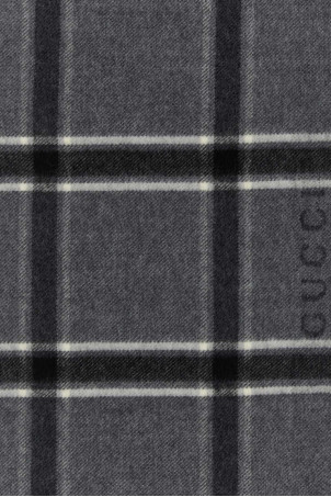 Embroidered wool scarf GUCCI (A005HH4GAKX)