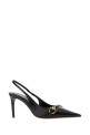 Black leather Donna pumps Black GUCCI (A0068PAAF0M)