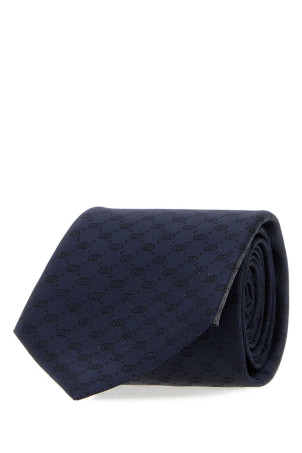Navy blue silk tie GUCCI (A006WU4E009)