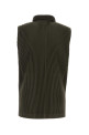 Khaki polyester polo shirt HOMME PLISSE' ISSEY MIYAKE (HP68JM072)