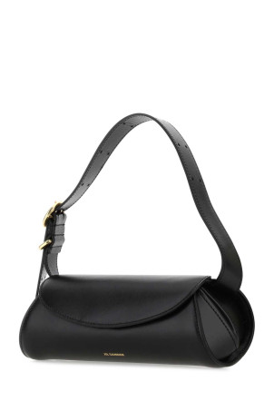 Black leather small Cannolo shoulder bag JIL SANDER (J08WD0008P4840)