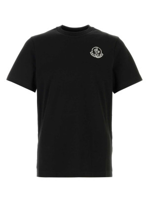 Black cotton t-shirt Black MONCLER (L20918C0002589AUG)