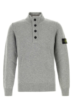 Grey wool blend sweater STONE ISLAND (L2S155100040S00A3)