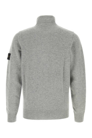 Grey wool blend sweater STONE ISLAND (L2S155100040S00A3)