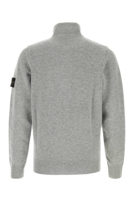 Grey wool blend sweater STONE ISLAND (L2S155100040S00A3)