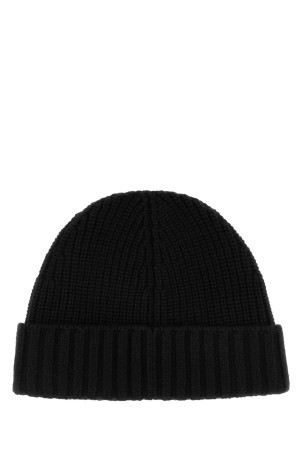 Black cashmere beanie hat Black STONE ISLAND (L2S15N100006S01FF)
