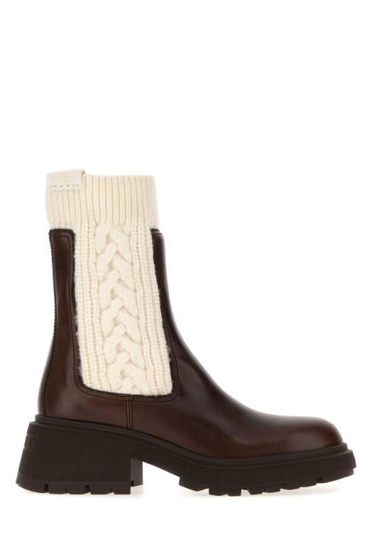 Brown leather Tamia boots JIMMY CHOO (TAMIAFLATTQA)