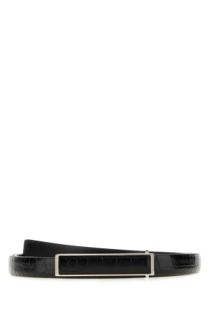 Black leather reversible belt TOM FORD (TB322LCL632S)