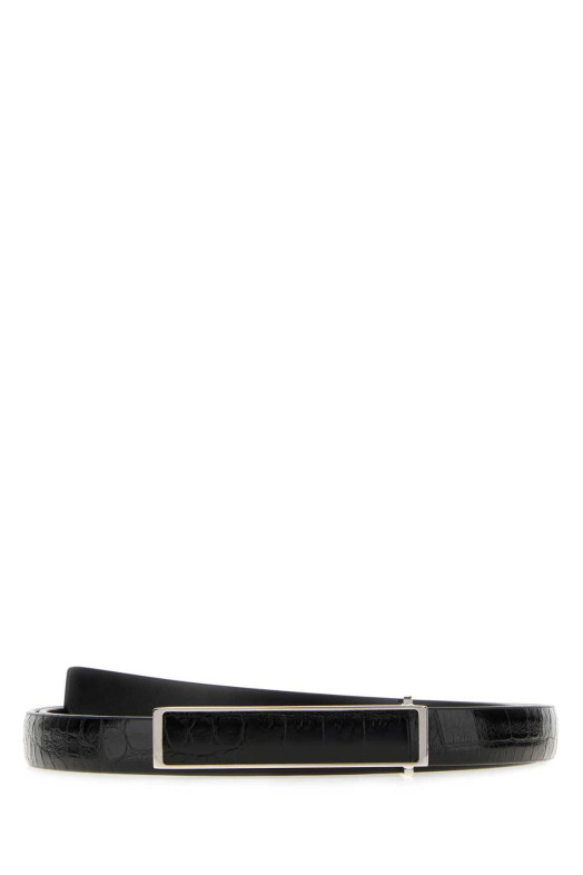 Black leather reversible belt TOM FORD (TB322LCL632S)