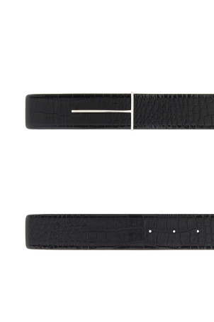 Black leather reversible belt TOM FORD (TB331LCL632S)