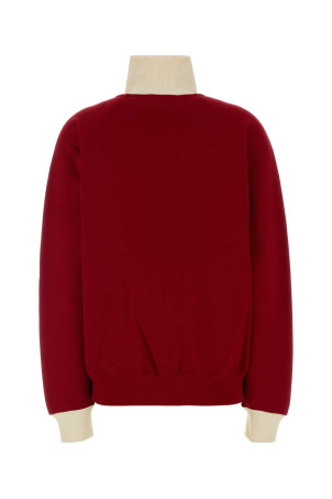 Red cotton sweatshirt AMI (USW796JE0245)