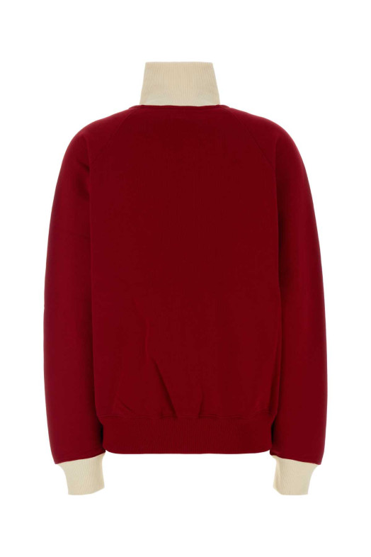 Red cotton sweatshirt AMI (USW796JE0245)