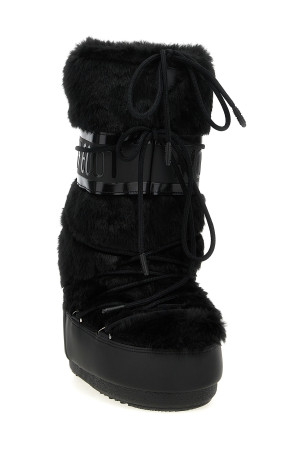 'Icon Faux Fur' boots Black