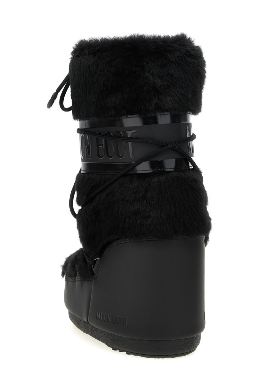 'Icon Faux Fur' boots Black