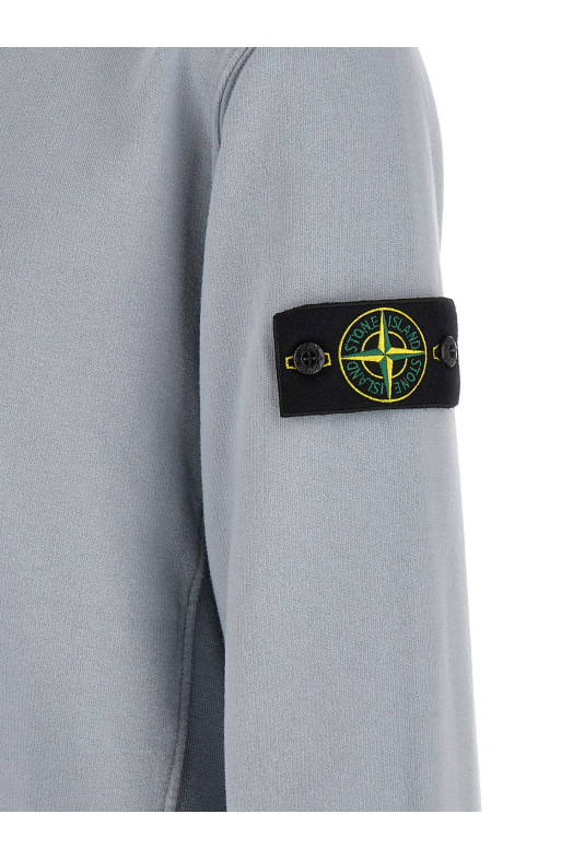'Badge Stone Island' sweatshirt Gray