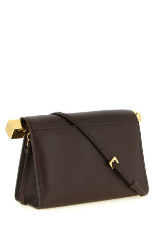 'Le Sac Rond Carré' clutch Brown