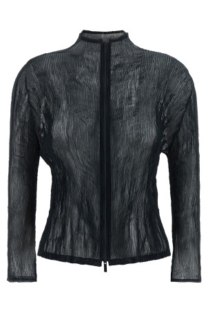 'Chiffon Twist 1' cardigan Black
