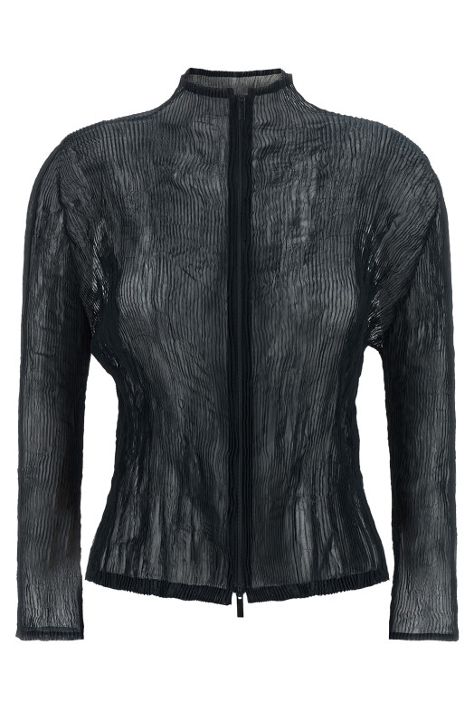 'Chiffon Twist 1' cardigan Black