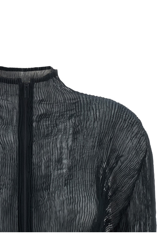 'Chiffon Twist 1' cardigan Black