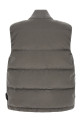 Crinkled effect vest Gray