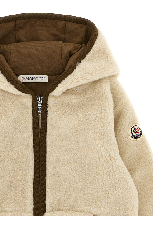 Teddy hoodie Beige