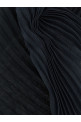 'Gradation Ramie Pleats' stole  Black