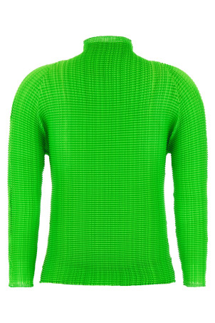 'Wooly Pleats-68' blouse Green