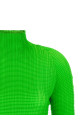 'Wooly Pleats-68' blouse Green