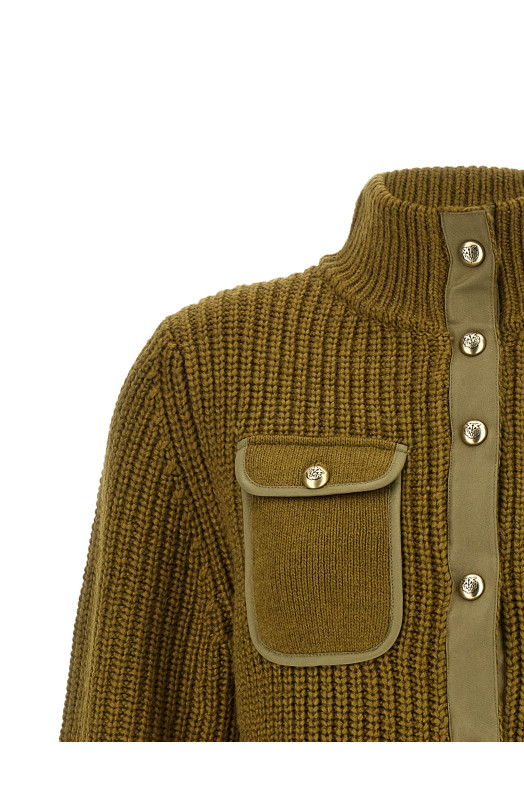 'Pispiglio' cardigan Green