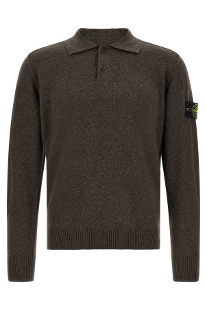 'Badge Stone Island' polo shirt Brown