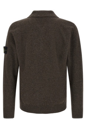 'Badge Stone Island' polo shirt Brown