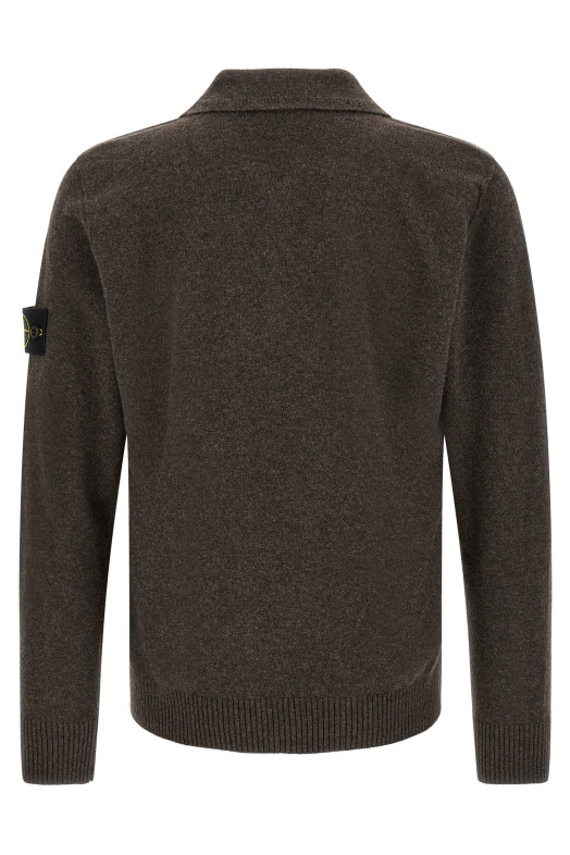 'Badge Stone Island' polo shirt Brown