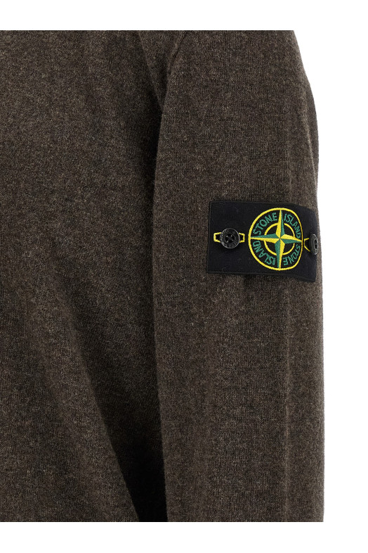 'Badge Stone Island' polo shirt Brown