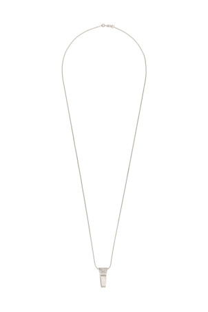 'Mini Crystal Trunk' necklace Silver