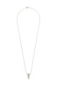 'Mini Crystal Trunk' necklace Silver